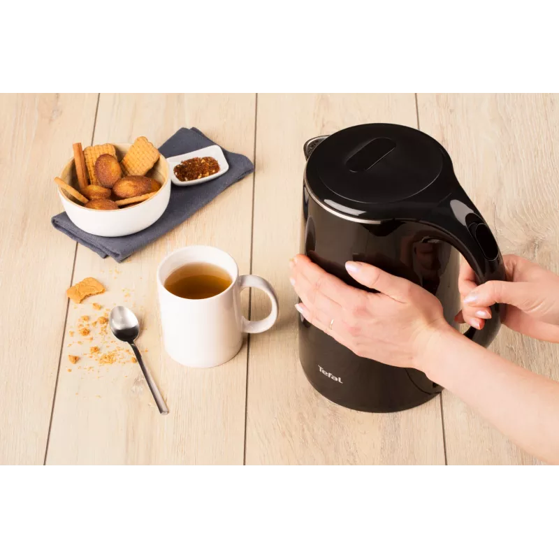 Tefal Safe'Tea KO2608 Wasserkocher 1,7 L 1800 W Schwarz