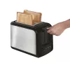Tefal Express TT410D Toaster 7 2 Scheiben 850 W Schwarz, Edelstahl