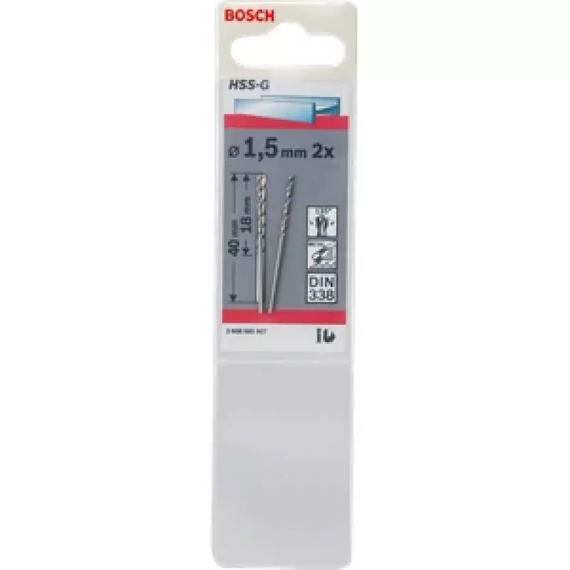 Bohrer Bosch 1,5 mm Spiralbohrer 1 Stück – Modell 2 608 585 907