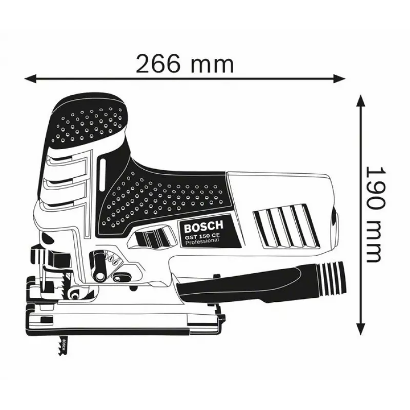 Bosch 0 601 512 003 Stichsäge 780 W 2,6 kg