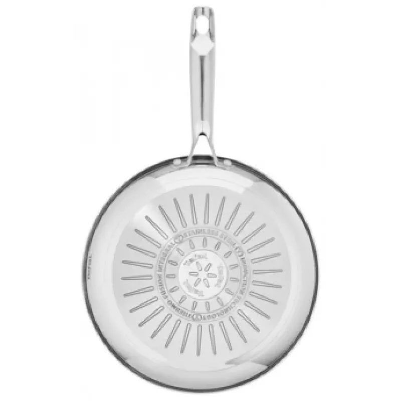 Allzweckpfanne Tefal DUETTO+ G7320434 24 cm – Edelstahl, PFOA-frei, schwarz