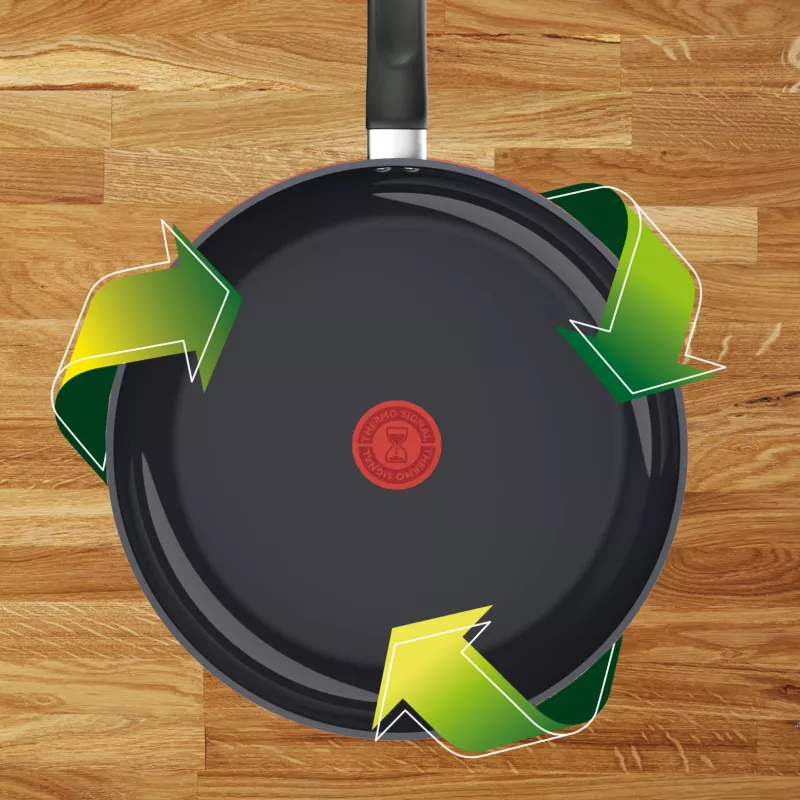 Tefal Change Schwarz C4760425 Bratpfanne Allzweckpfanne Rund