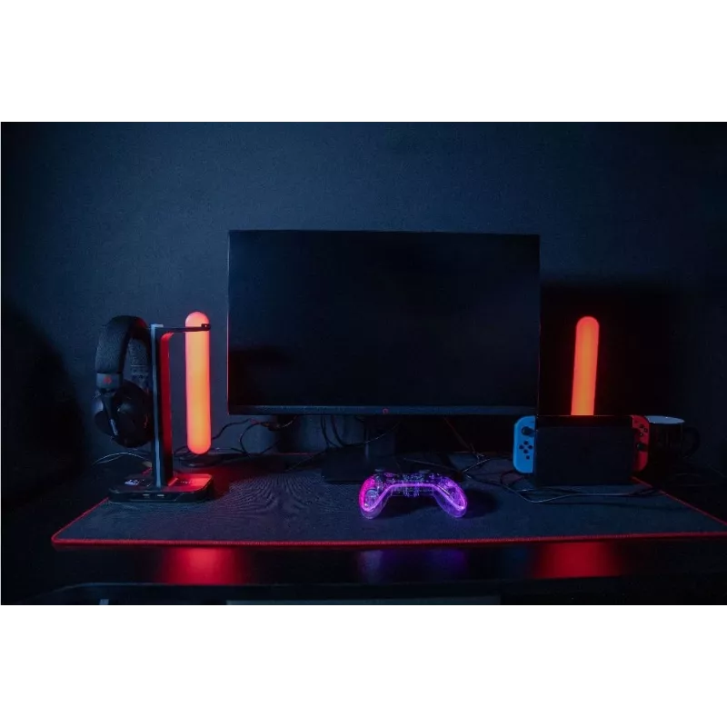 Konix PULSAR Headset Kabelgebunden & Kabellos Kopfbügel Gaming USB Typ-C Bluetooth Schwarz