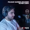 Konix PULSAR Headset Kabelgebunden & Kabellos Kopfbügel Gaming USB Typ-C Bluetooth Schwarz