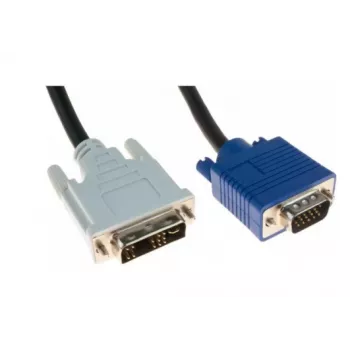 Hypertec 127721-HY Videokabel-Adapter 5 m DVI-A VGA (D-Sub) Schwarz, Blau, Weiß