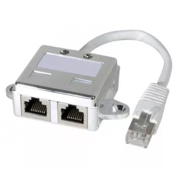 Netzwerk-Splitter Hypertec 252471-HY Cat5e Edelstahl Stecker/Buchse