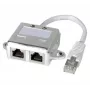 Netzwerk-Splitter Hypertec 252471-HY Cat5e Edelstahl Stecker/Buchse