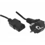 Hypertec 808033-HY Stromkabel Schwarz 10 m C13 Kupplung CEE7/7