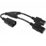 Hypertec 808430-HY Stromkabel Schwarz 0,3 m C14-Kupplung 2 x C13-Kupplung