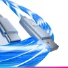 Oniverse USB-A auf USB-C Quick Charge Kabel mit LED - 2 Meter - Weiß (Multiplattform)