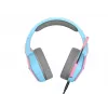 Oniverse Gaming Headset Nebula - Diva Pink (Multiplattform), Kabelgebunden, Gaming, 20 - 20000 Hz, 356 g, Headset, Cyan, Pink