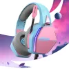 Oniverse Gaming Headset Nebula - Diva Pink (Multiplattform), Kabelgebunden, Gaming, 20 - 20000 Hz, 356 g, Headset, Cyan, Pink