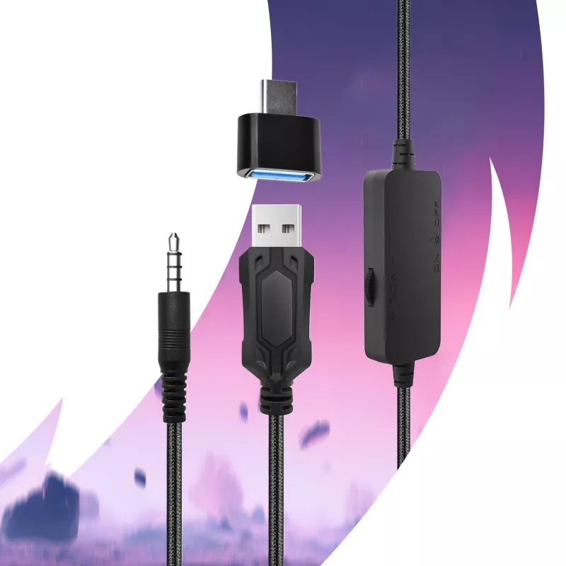 Oniverse Gaming-Headset Nebula - Urban Camo (Multiplattform), Kabelgebunden, 20 - 20000 Hz, Gaming, 356 g, Headset, Tarnmuster