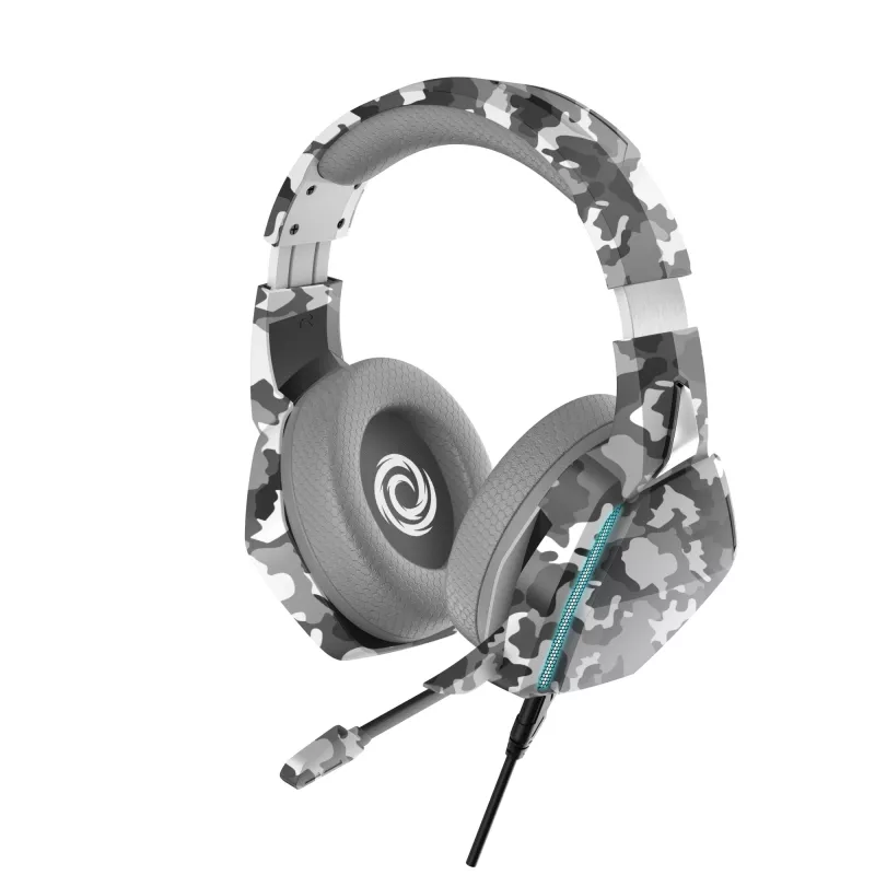 Oniverse Gaming-Headset Nebula - Urban Camo (Multiplattform), Kabelgebunden, 20 - 20000 Hz, Gaming, 356 g, Headset, Tarnmuster