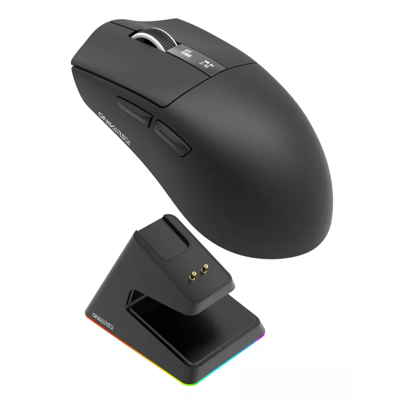 Oniverse - Kabellose Gaming-Maus Vanguard + Dock - Nocta Schwarz (PC)