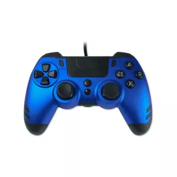 Lexip x Steelplay Slim Pack kabelgebundener Controller, Saphirblau (PC/PS4)