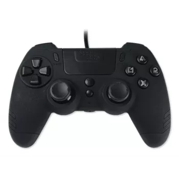 Steelplay Kabelgebundener Controller, Schwarz (PC/PS4)