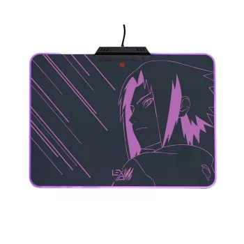 Lexip Sasuke „Revenge“ Naruto Shippuden Mauspad – Mit starrer mikrotexturierter Oberfläche und RGB-Beleuchtung