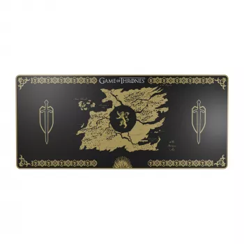 Lexip HBO Game of Thrones - Lannister Edition Gaming-Mauspad Schwarz, Gelb