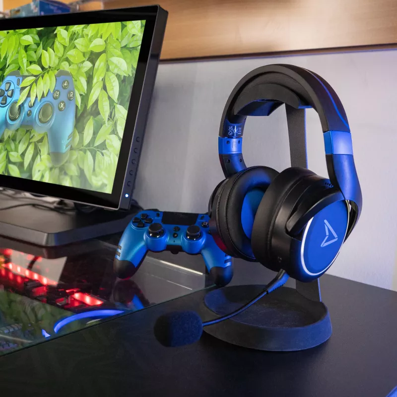 Lexip Metaltech Headset – Kabellos, niedrige Latenz, 32 h Akkulaufzeit – Kobaltblau