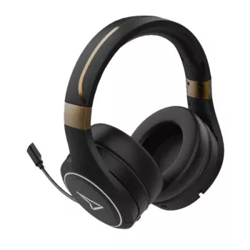 Lexip Metaltech Headset – Kabellos mit niedriger Latenz, 32 Std. Akkulaufzeit – Radiance Gold