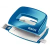 Leitz NeXXt Locher WOW Mini 2-fach / 10 Blatt, 10 Blatt, Blau, Kunststoff, 8 cm, 5,5 mm, A4