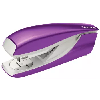 Leitz Stapler WOW 5502 Metall 30 Blatt, 30 Blatt, Lila, P3, Metall, Kunststoff, 80 g/m², 4 cm