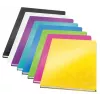 Leitz Notizbuch WOW A4 liniert mit Hardcover 90 g/80 Blatt, Muster, Blau, A4, 80 Blatt, 80 g/m², Liniertes Papier