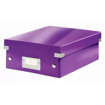 Leitz Organizer Box Click & Store WOW Klein, Lila, Karton, 600 g