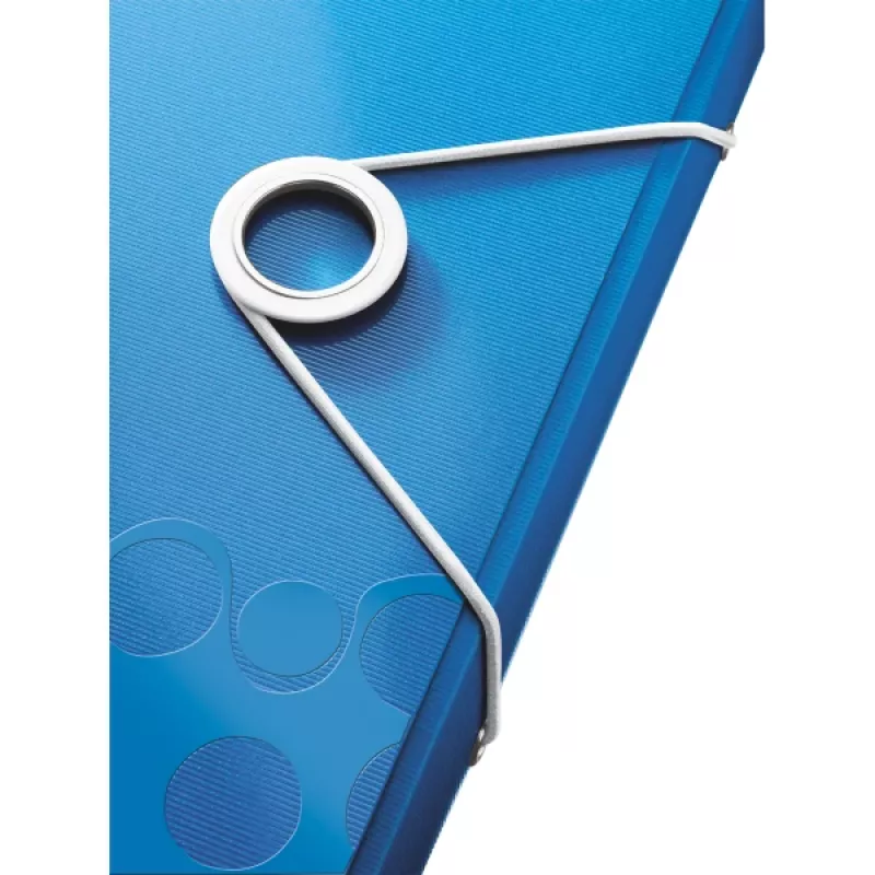 Leitz 3-Klappen-Mappe WOW PP A4, A4, Polypropylen (PP), Blau, Metallic, Hochformat, 150 Blatt, 235 mm