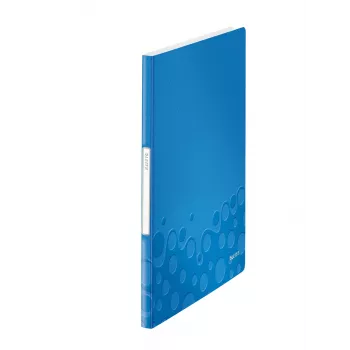 Leitz Displaybuch WOW PP 20 Hüllen, Blau, Metallic, Polyvinylchlorid (PVC), 20 Hüllen, A4, 231 mm, 13 mm