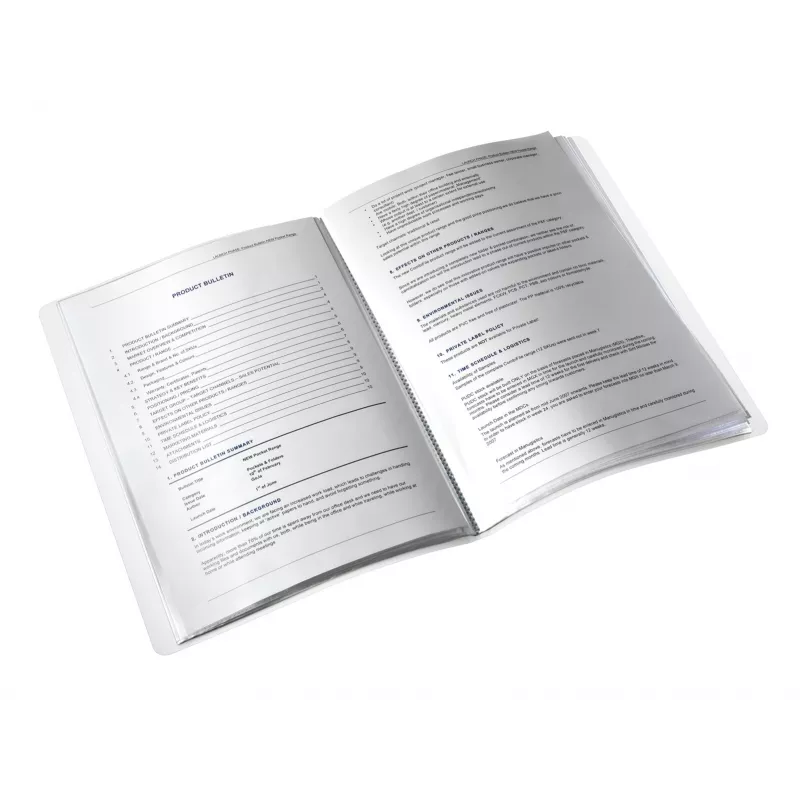 Leitz Displaybuch WOW PP 20 Hüllen, Blau, Metallic, Polyvinylchlorid (PVC), 20 Hüllen, A4, 231 mm, 13 mm