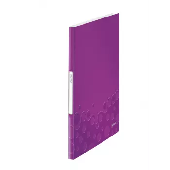 Leitz Display Book WOW PP 20 Hüllen, Metallisch, Lila, Polyvinylchlorid (PVC), 20 Hüllen, A4, 231 mm, 13 mm