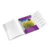 Leitz WOW PP Trennblätter-Buch, 6 Trennblätter, A4, Polypropylen (PP), Metallic, Lila, 200 Blatt, 260 mm, 17 mm