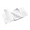 Leitz WOW PP Trennblätter-Buch, 6 Trennblätter, A4, Polypropylen (PP), Metallic, Lila, 200 Blatt, 260 mm, 17 mm