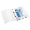 Leitz Ringbinder WOW PP A4 2RR/25mm, A4, Rundring, Polypropylen (PP), Blau, Metallic, Weiß, 190 Blatt