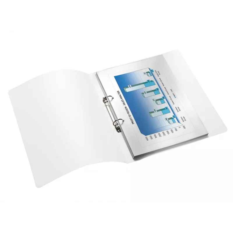 Leitz Ringbinder WOW PP A4 2RR/25mm, A4, Rundring, Polypropylen (PP), Blau, Metallic, Weiß, 190 Blatt