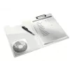 Leitz Klemmbrett mit Abdeckung WOW, A4, Polyfoam, Blau, 75 Blatt, 1 Tasche, 230 mm