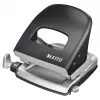Leitz Locher Style NeXXt, 2-fach 30 Blatt Metall, 30 Blatt, Schwarz, 8 cm, A4, 380 g, 107 x 100 x 137 mm