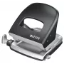 Leitz Locher Style NeXXt, 2-fach 30 Blatt Metall, 30 Blatt, Schwarz, 8 cm, A4, 380 g, 107 x 100 x 137 mm