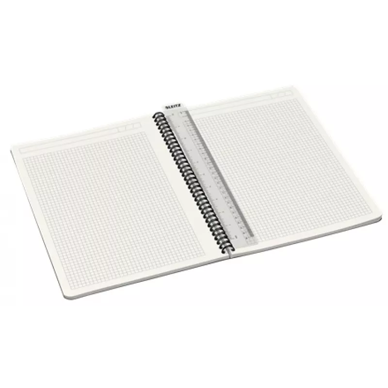 Leitz 44950085 Schreibheft A4 90 Blatt Grau, Weiß
