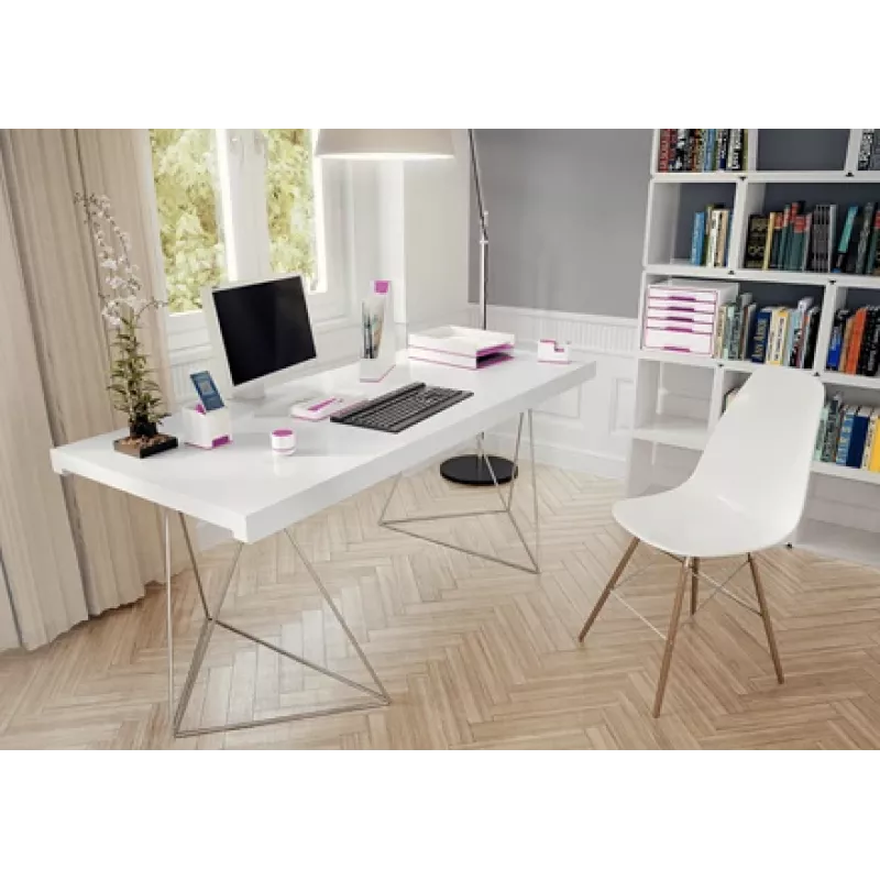 Leitz Tischabroller WOW, 1,9 cm, 33 m, Polystyrol, Metallic, Pink, 51 mm, 126 mm