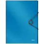 Leitz Box File Solid PP 30 mm, Flap folder, A4, Polypropylen (PP), Blau, 250 Blatt, 80 g/m²