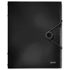 Leitz Trennbuch Solid 6 Tabs, Klappenmappe, A4, Polypropylen (PP), Schwarz, 200 Blatt, 80 g/m²