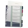 Leitz Index PC Printable 1-6 Style PP A4+, Numerisches Register, Polypropylen (PP), Mehrfarbig, Hochformat, A4 Maxi, 245 mm