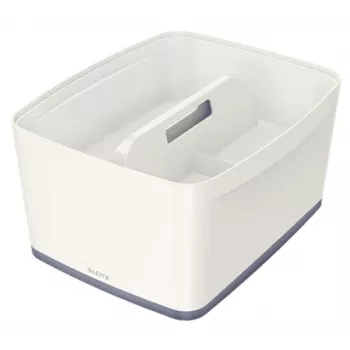 Leitz MyBox Organisationsschale mit Griff groß, Aufbewahrung, Weiß, Kunststoff, 307 mm, 375 mm, 101 mm, 740 g