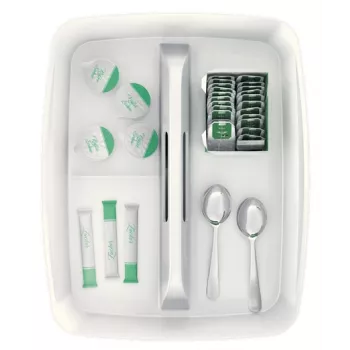 Leitz MyBox Organisationsschale mit Griff groß, Aufbewahrung, Weiß, Kunststoff, 307 mm, 375 mm, 101 mm, 740 g