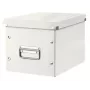 Leitz Click & Store WOW Cube mittlere Aufbewahrungsbox, Aufbewahrungsbox, Weiß, Rechteckig, Karton, Einfarbig, Innenbereich