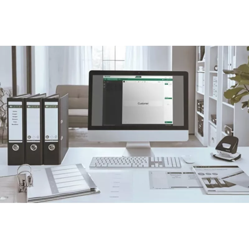 Leitz Indices Printable PP A4+ 1-5 WOW Weiß/Schwarz, Numerisches Register, Polypropylen (PP), Schwarz, Weiß, A4 Maxi, 245 mm, 305 mm