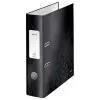 Leitz Lever Arch File 180° WOW POB/laminiert A4/80mm, A4, Karton, Schwarz, 600 Blatt, 80 g/m², 8 cm